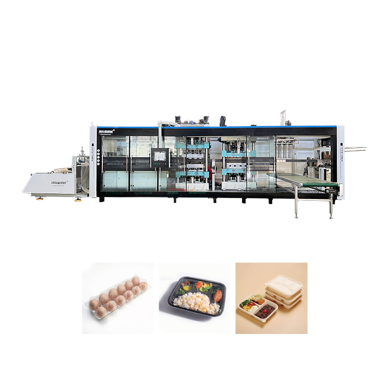 Hyx-7185 Ganap na awtomatikong positibo at negatibong presyon 3 Mga istasyon ng thermoforming machine